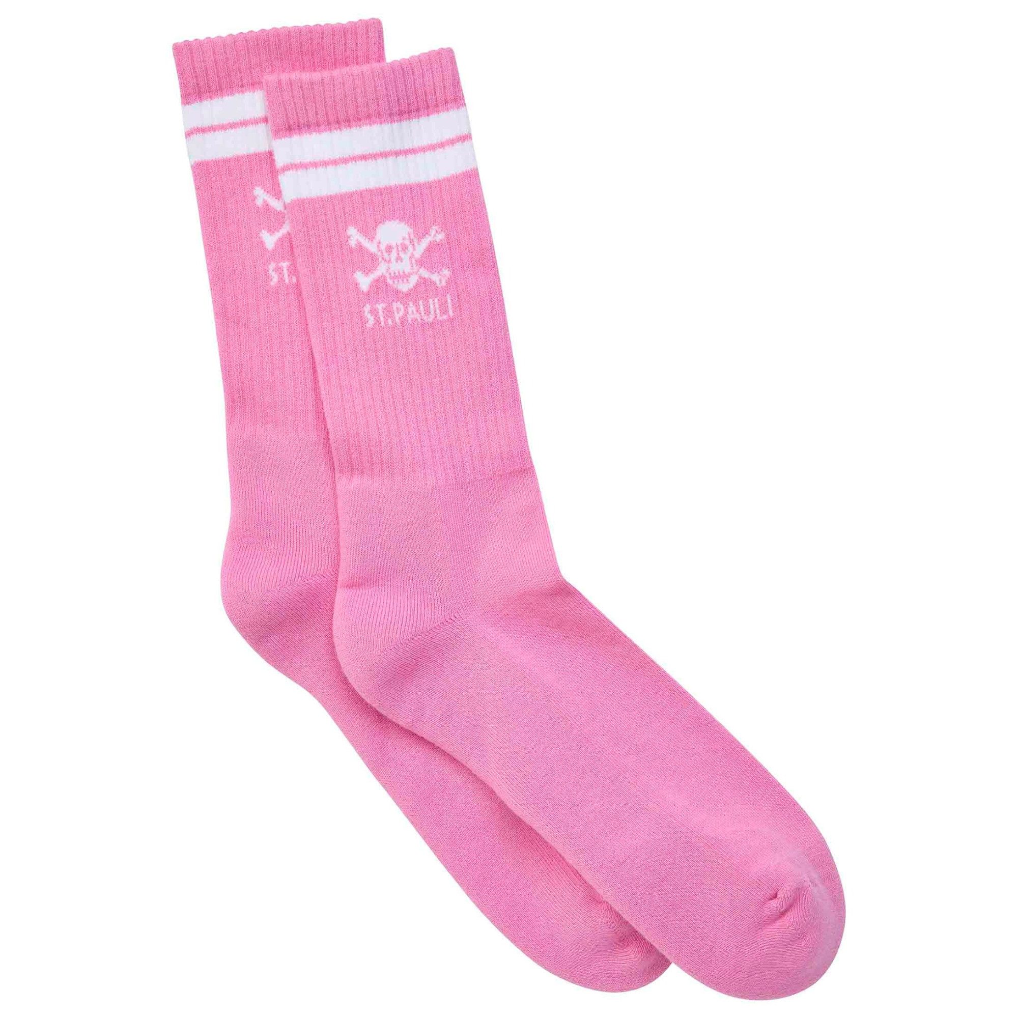 FC St. Pauli Socken FC St. Pauli - Socken Totenkopf - pink