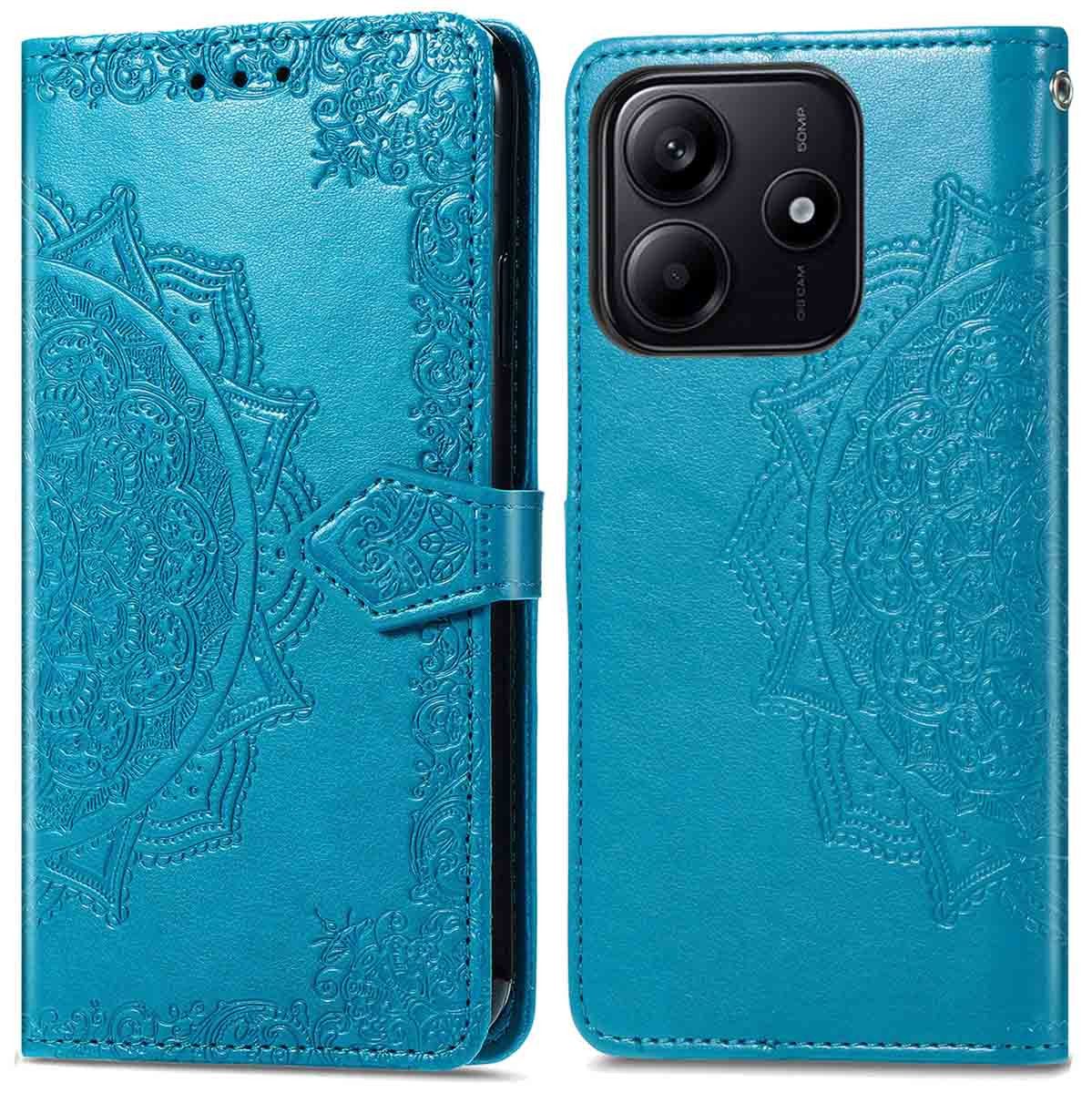 imoshion Smartphone-Mappe imoshion Mandala Klapphülle Xiaomi Redmi Note 14 (5G) - Türkis