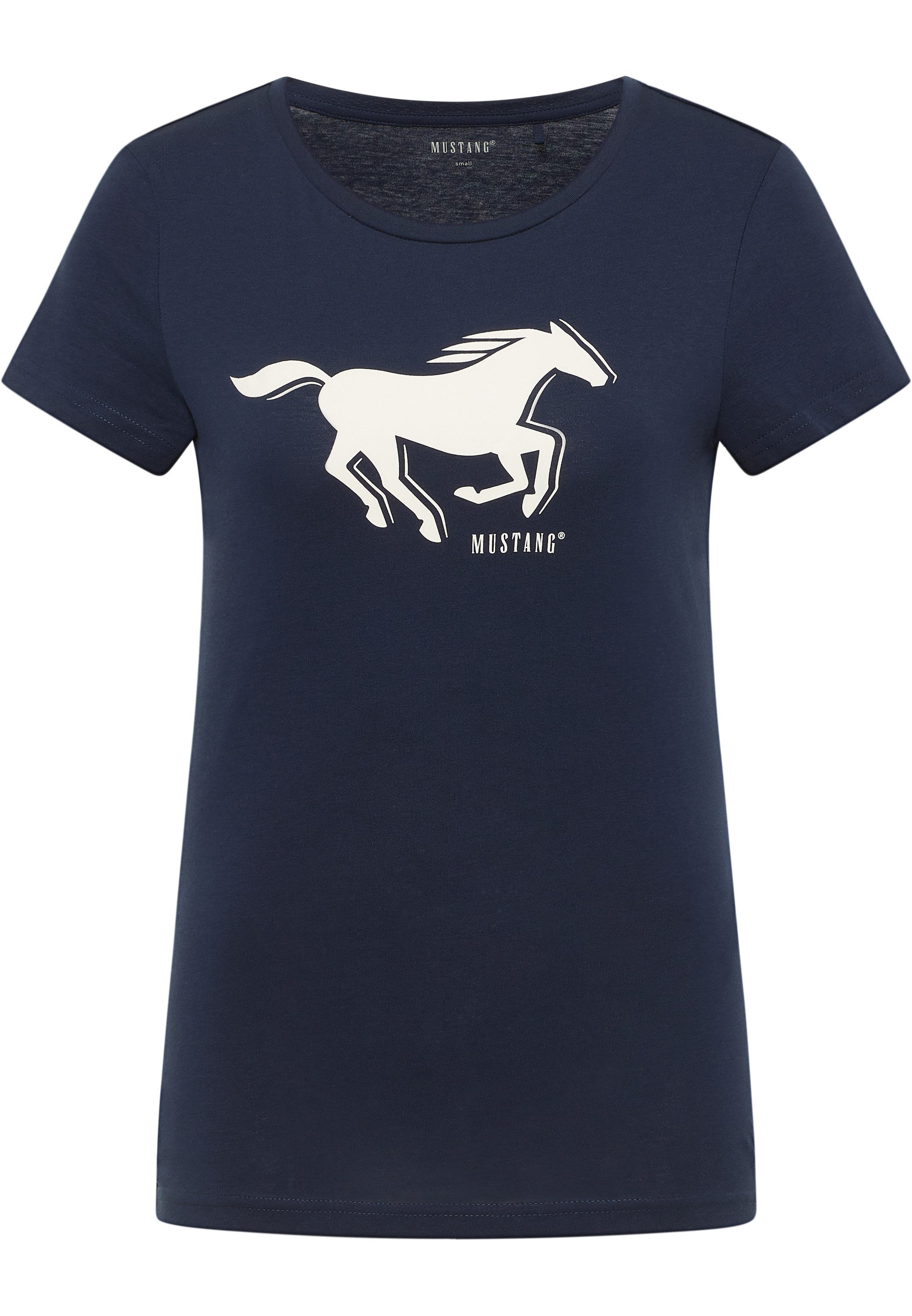 MUSTANG Kurzarmshirt "Damen Style Loa" günstig online kaufen