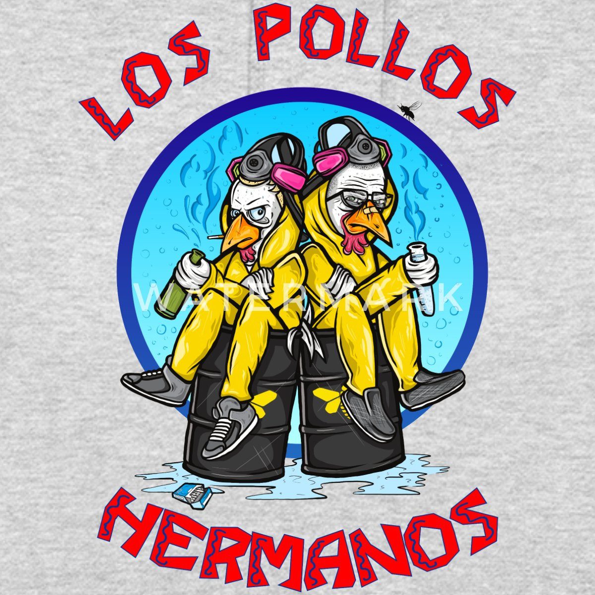 Spreadshirt Hoodie Breaking Bad Los Pollos Hermanos White Pinkman Unisex Hoodie (1-tlg)