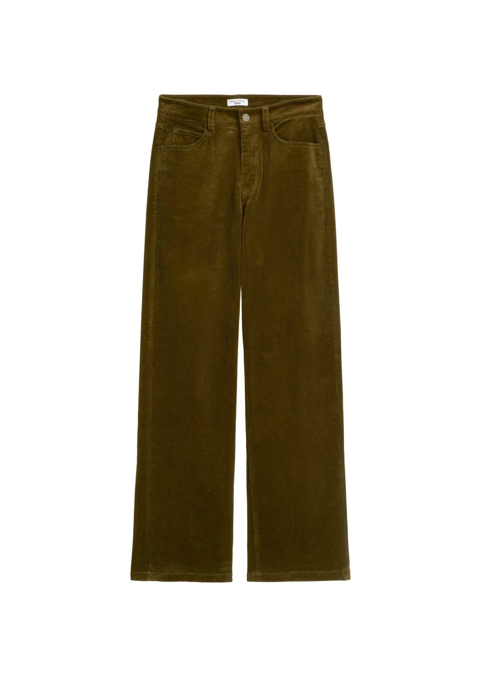 Marc O'Polo DENIM Cordhose Tomma Wide mit Rippstruktur, aus Bio-Baumwoll-Mix, weites, gerades Bein