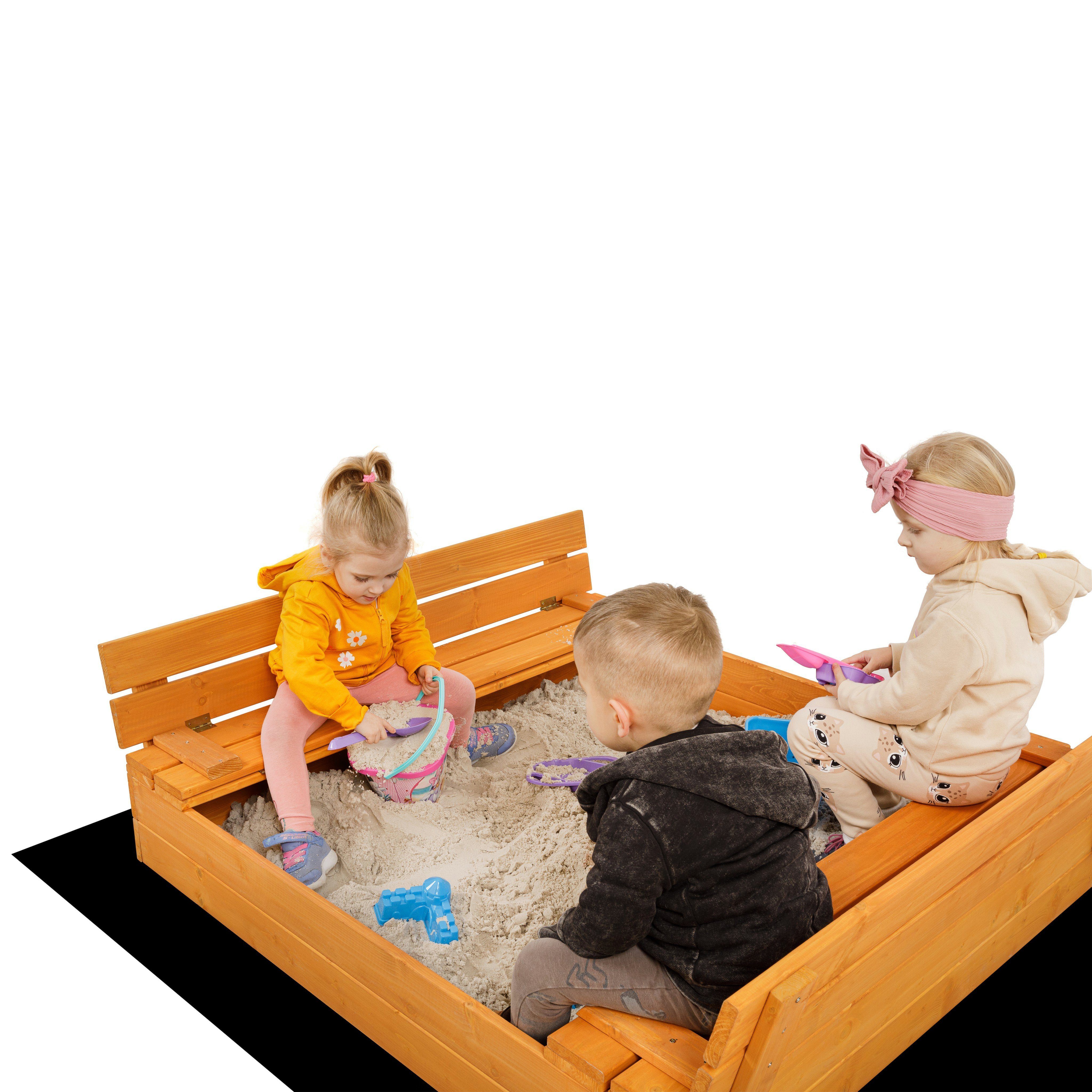 Soroplay Sandkasten Soroplay Holz Sandkasten 120x120 günstig online kaufen