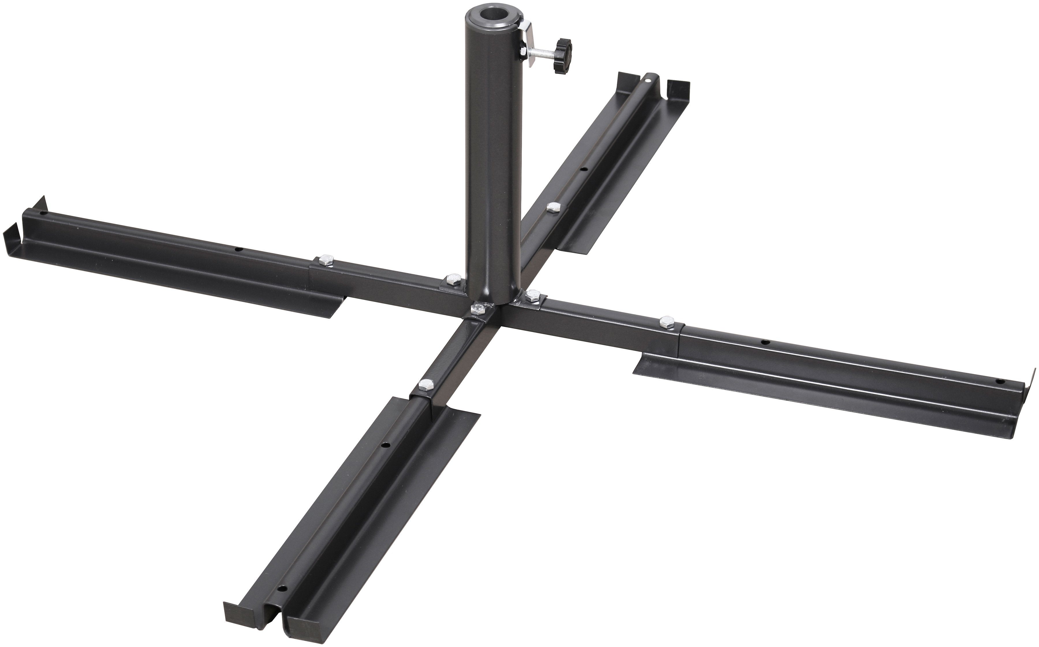 SCHNEIDER SCHIRME Plattenständer Stahl, für Schirmstöcke Ø 2550 mm