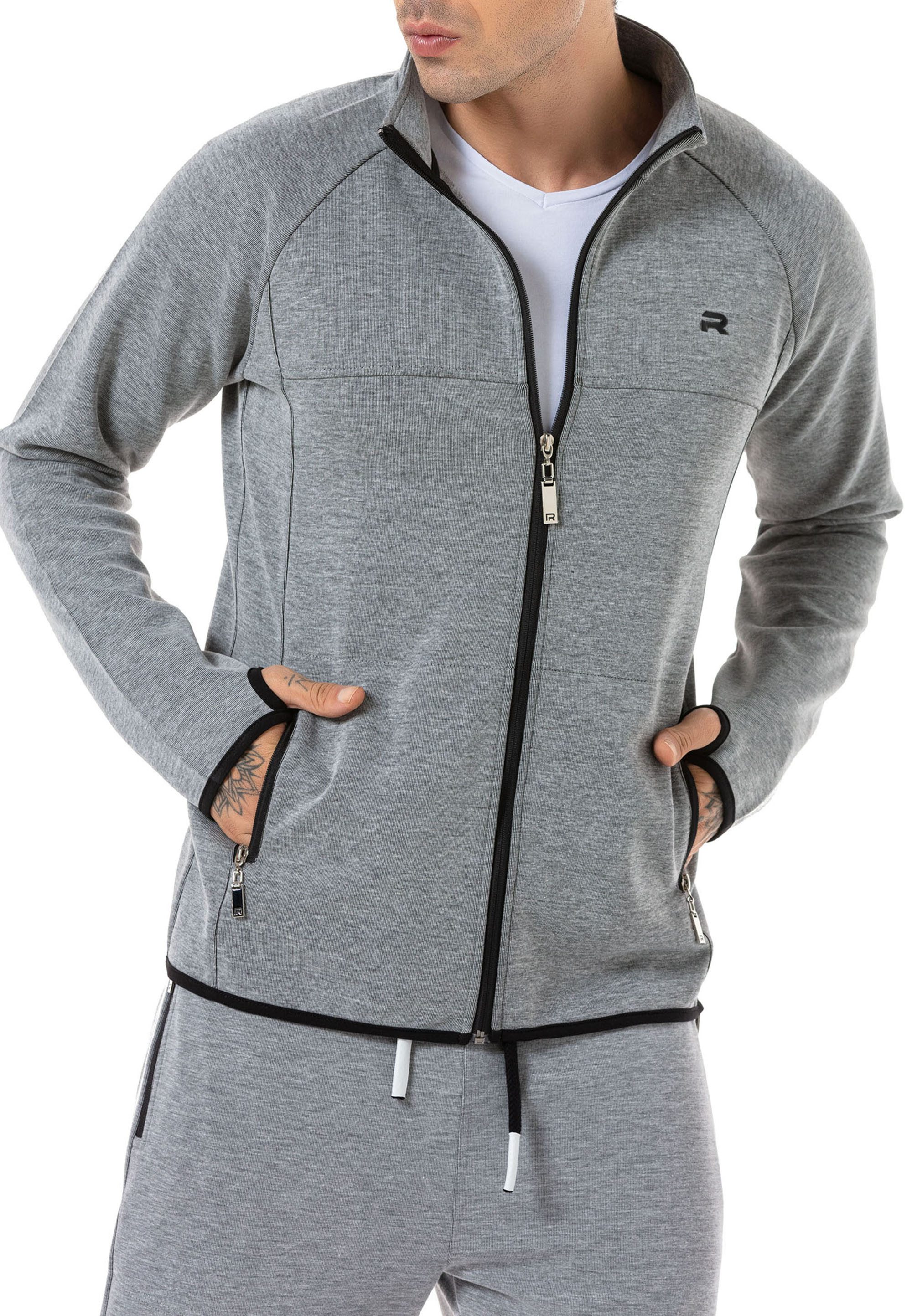 RedBridge Sweatjacke mit Zipper und Taschen - Ideal für Sport und Freizeit günstig online kaufen