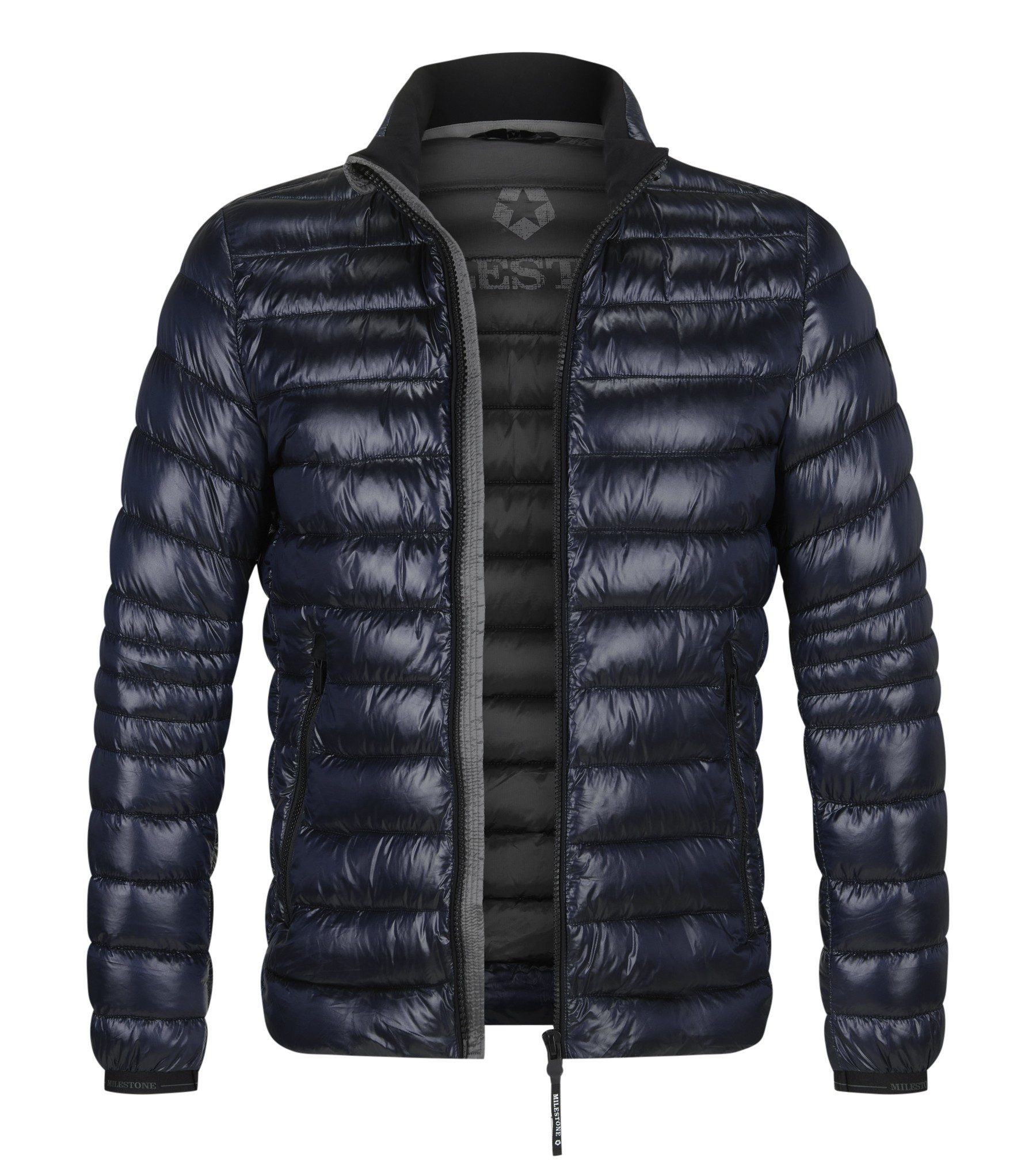 Milestone Steppjacke High-Shine Oberstoff mit wasserabweisender günstig online kaufen