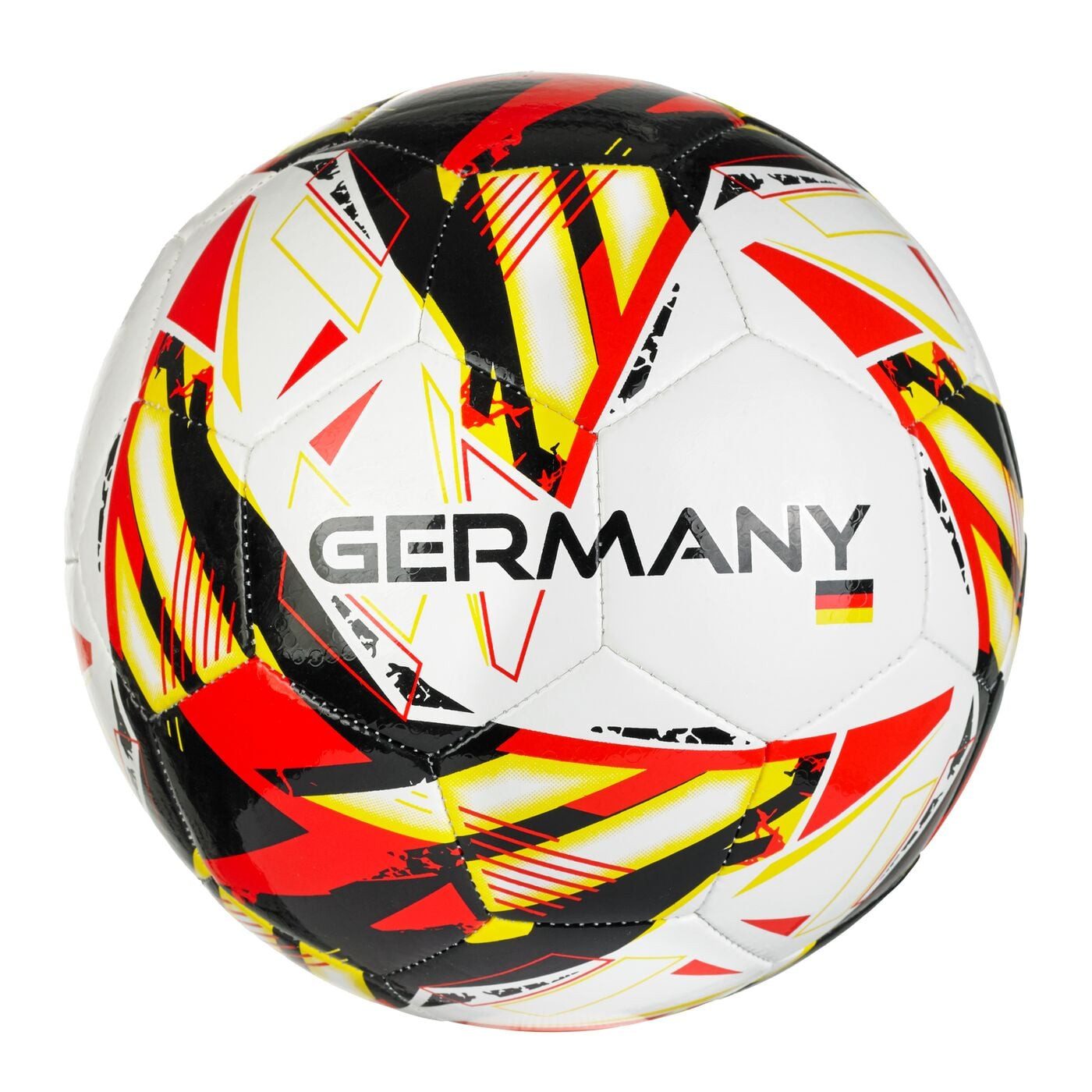 Derbystar Fußball Länderball Deutschland (Trainingsball) weiss/schwarz/rot/gelb - 1 Ball