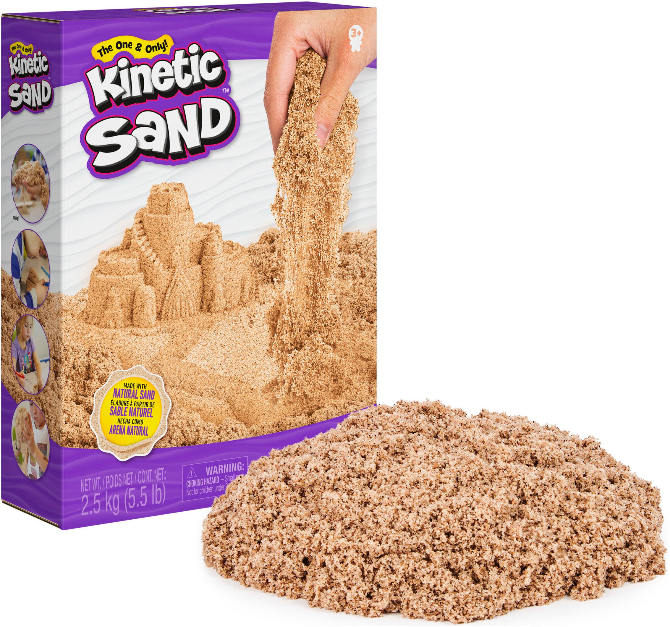 Spin Master Kreativset Kinetic Sand - Braun 2,5 kg