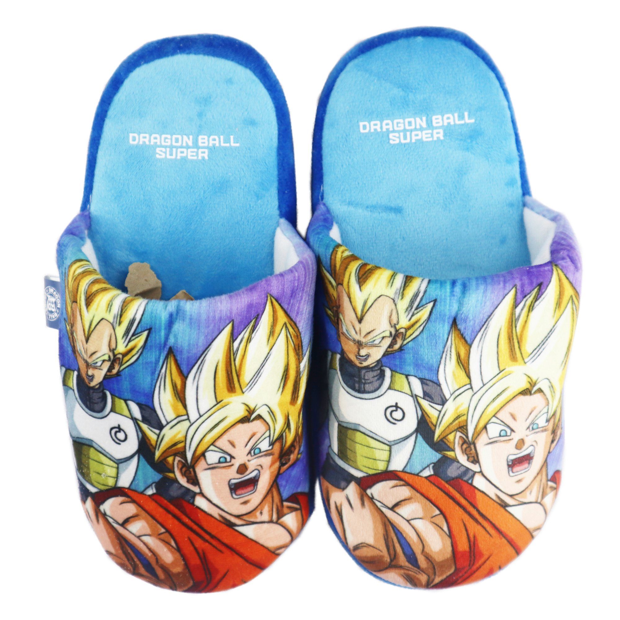 Dragon Ball Dragon Ball Super Jungen Hausschuhe Slipper Schlüpfschuhe Pantoffel Gr. 30 bis 37