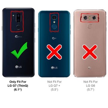 CoolGadget Handyhülle Flip Case Handyhülle für LG G7 6,1 Zoll, Hülle Klapphülle Schutzhülle für LG G7 Flipstyle Cover