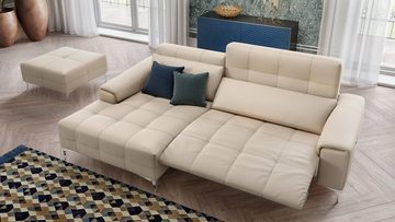 Sofanella Ecksofa SALENTO Ecksofa Ledercouch Funktionssofa Sofa