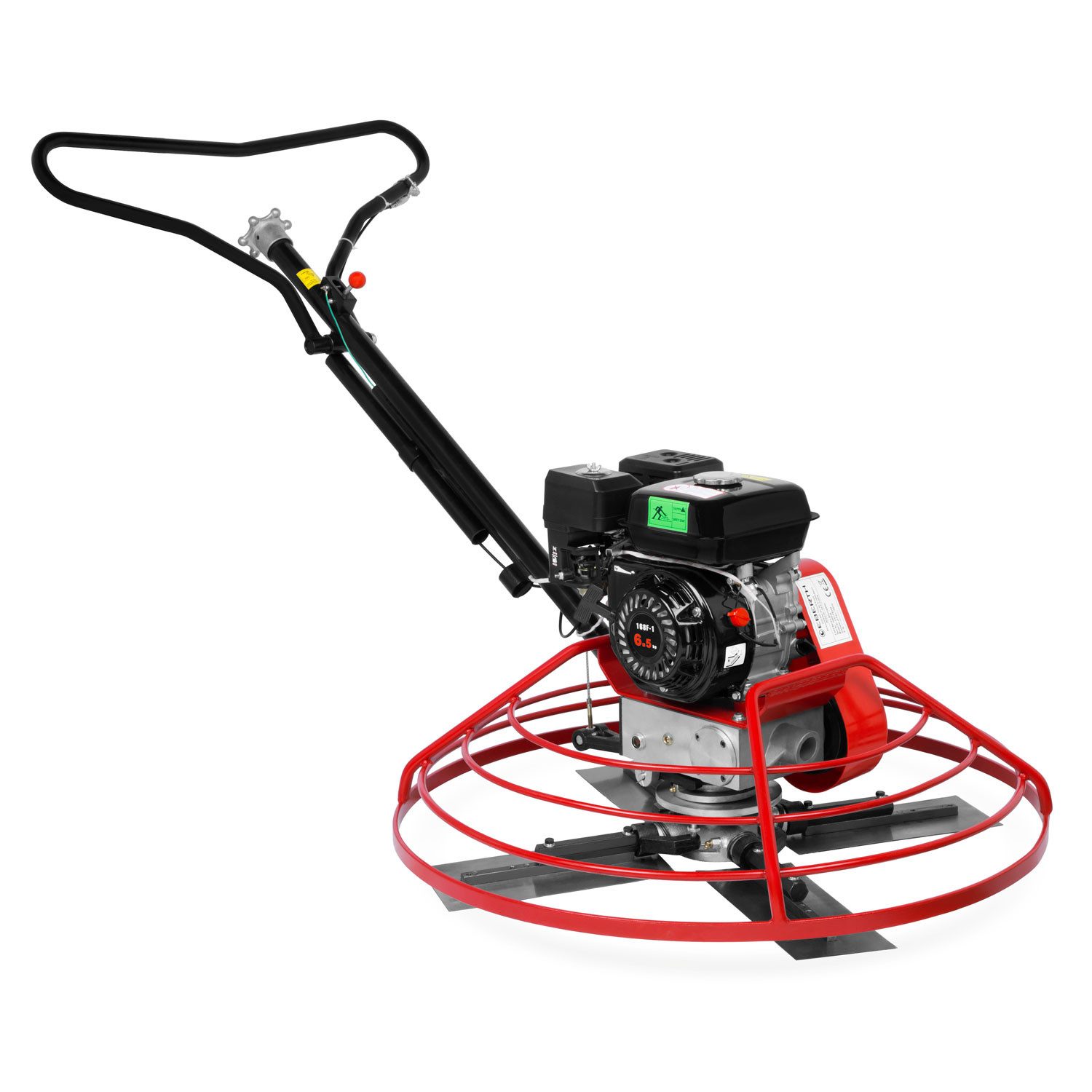 EBERTH Glättekelle Flügelglätter Betonglätter Estrichglätter Benzin 6,5PS (1-St) Inkl. Glättteller, Durchmesser 96cm, 4-Takt Motor, 196ccm