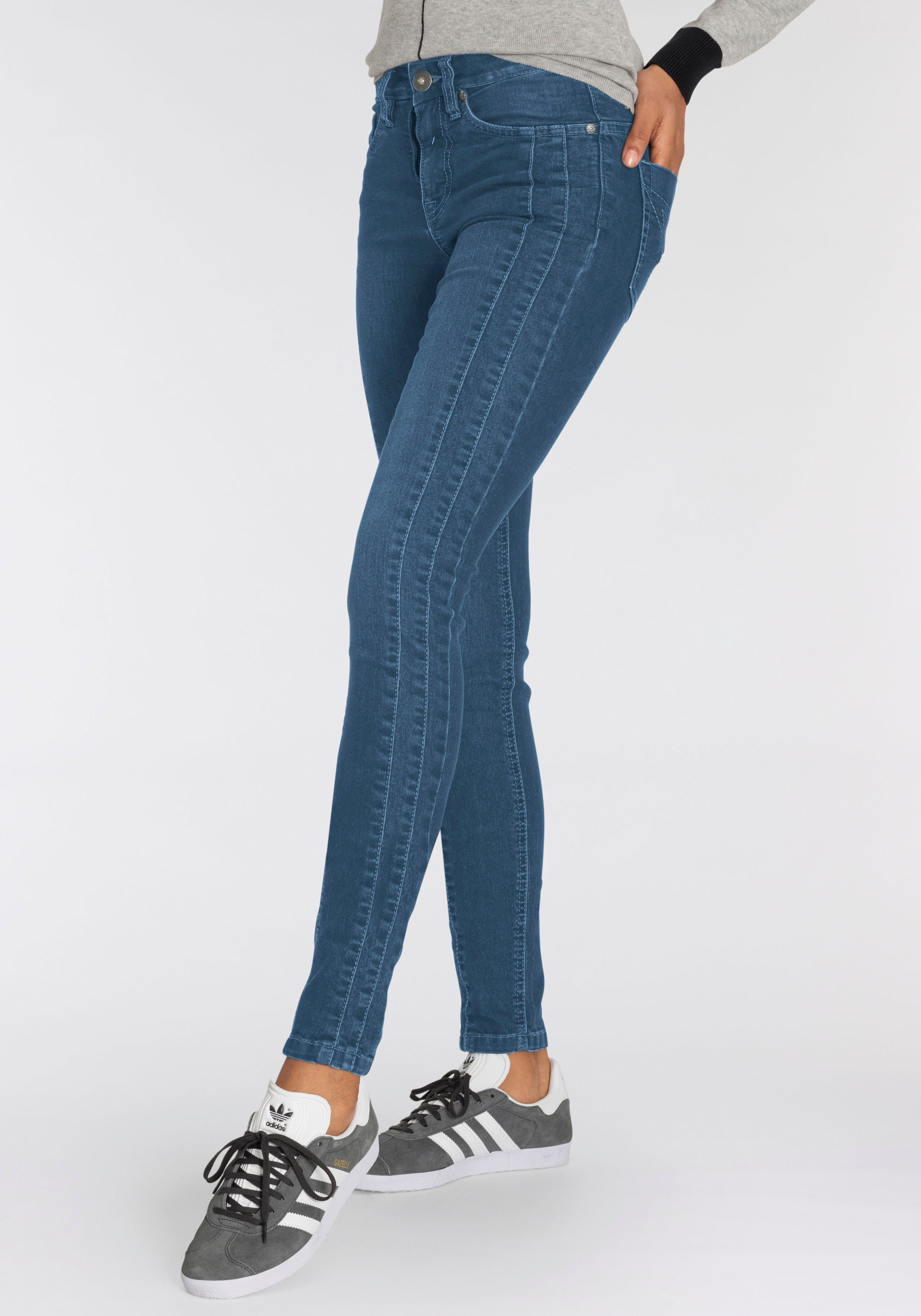 Arizona Nahtverläufen Slim-fit-Jeans - modischen KOLLEKTION Mit NEUE