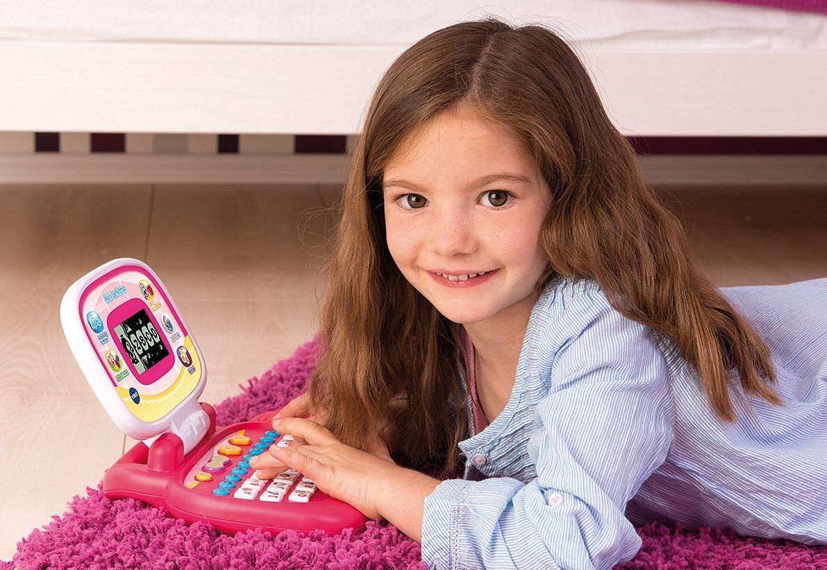 Lernlaptop Set Kindercomputer pink Vtech® School, Mein Ready