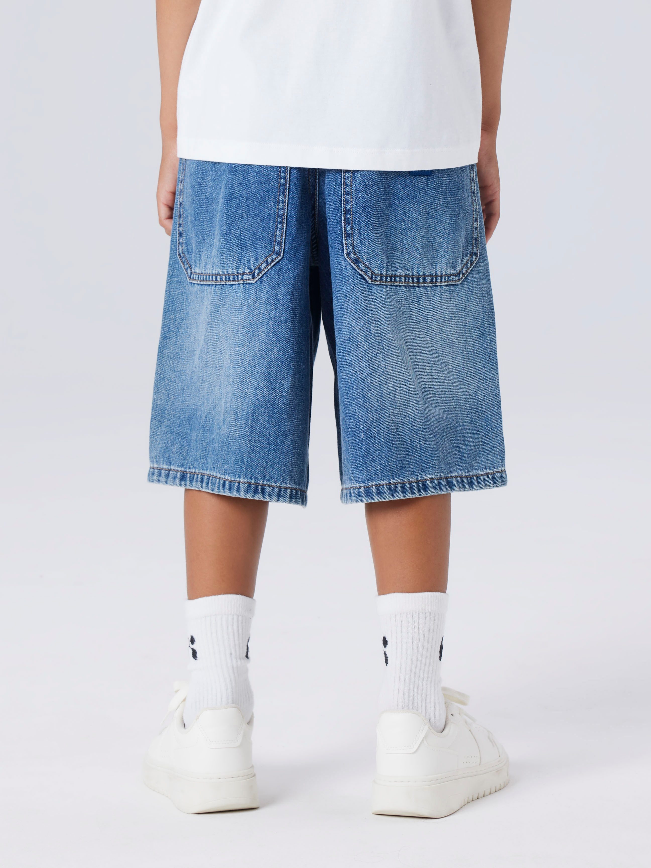 Name It Jeansshorts NKMBEN X SKATER DNM BERMUDA 8649-BY NOOS Baumwolle, Baggy Fit
