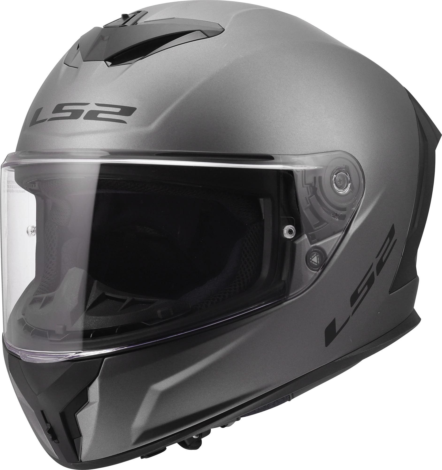 LS2 Motorradhelm FF820 Rapid III Helm, Atmungsaktiv, Pinlock, Ratschenverschluss, Waschbar, ECE 22.06