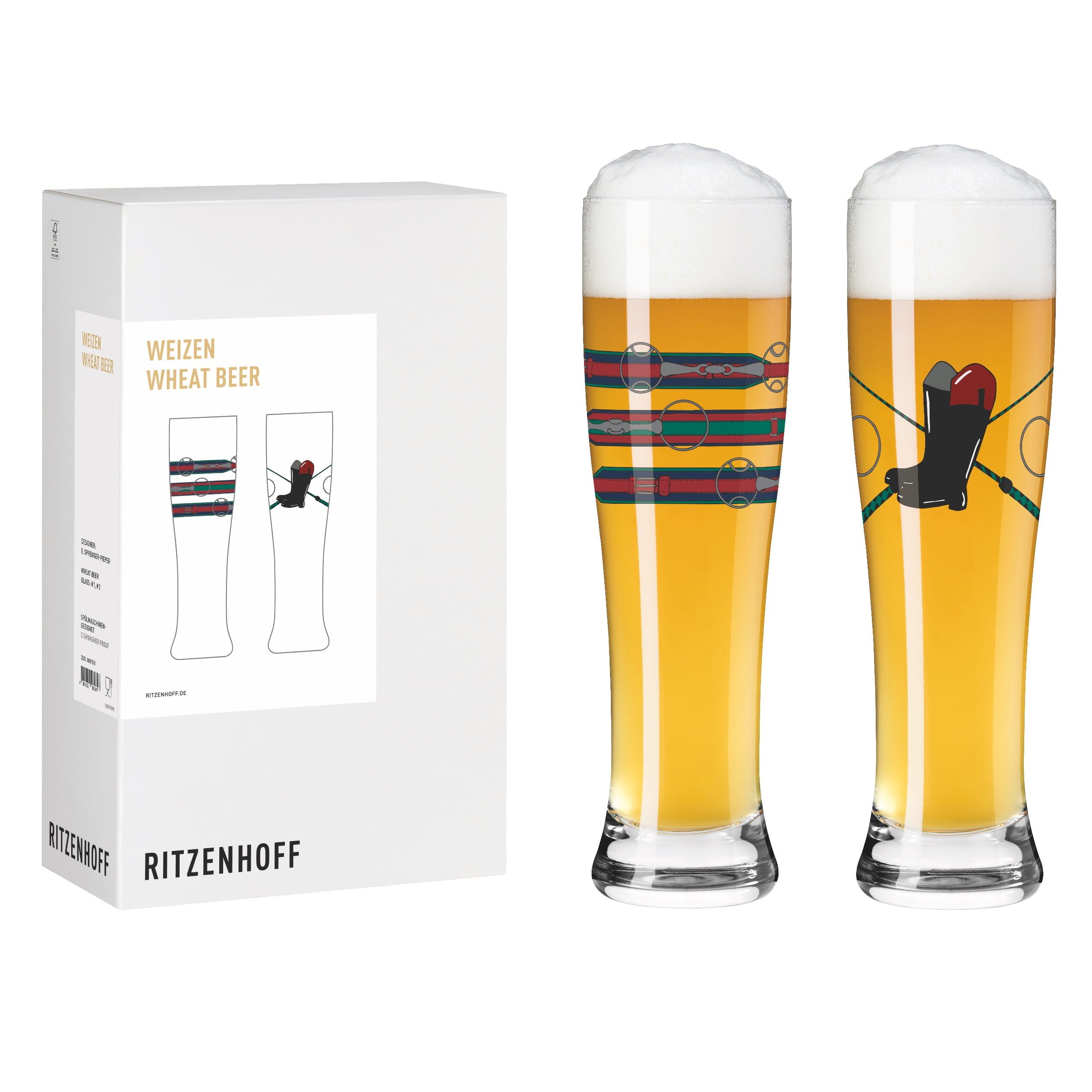 Bierglas Reitgold