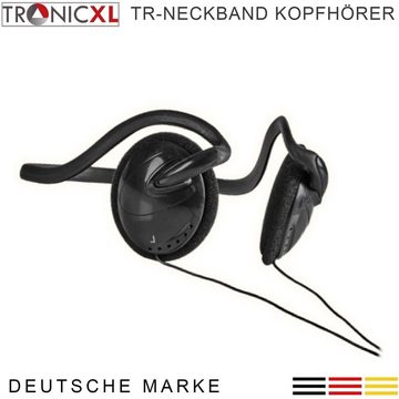TronicXL 2x Kopfhörer Nackenbügel Sport Headphones 3,5mm Klinke TV Handy MP3 Sport-Kopfhörer