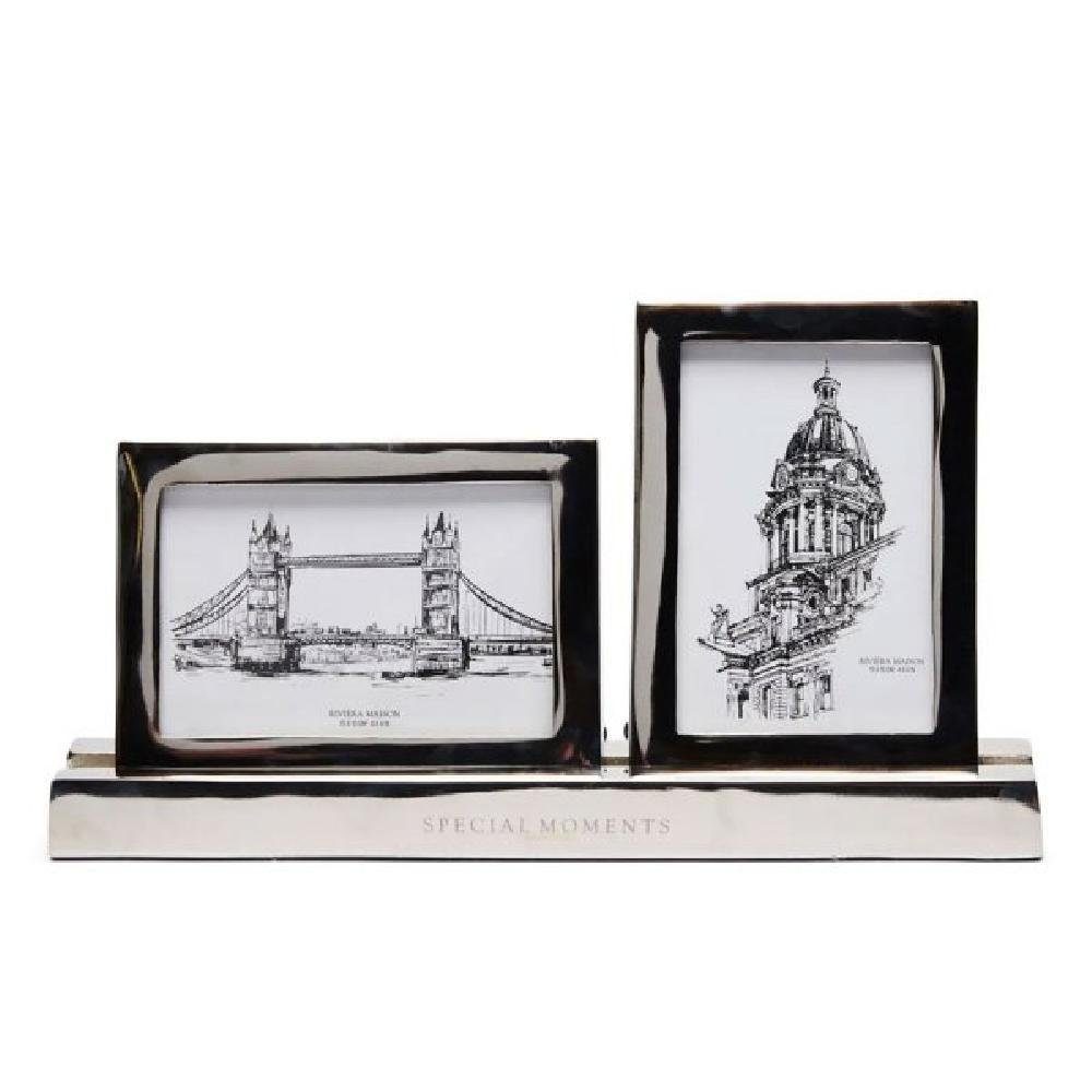 Rivièra Maison Bilderrahmen Bilderrahmen Double Photo Frame silver (10x15cm)