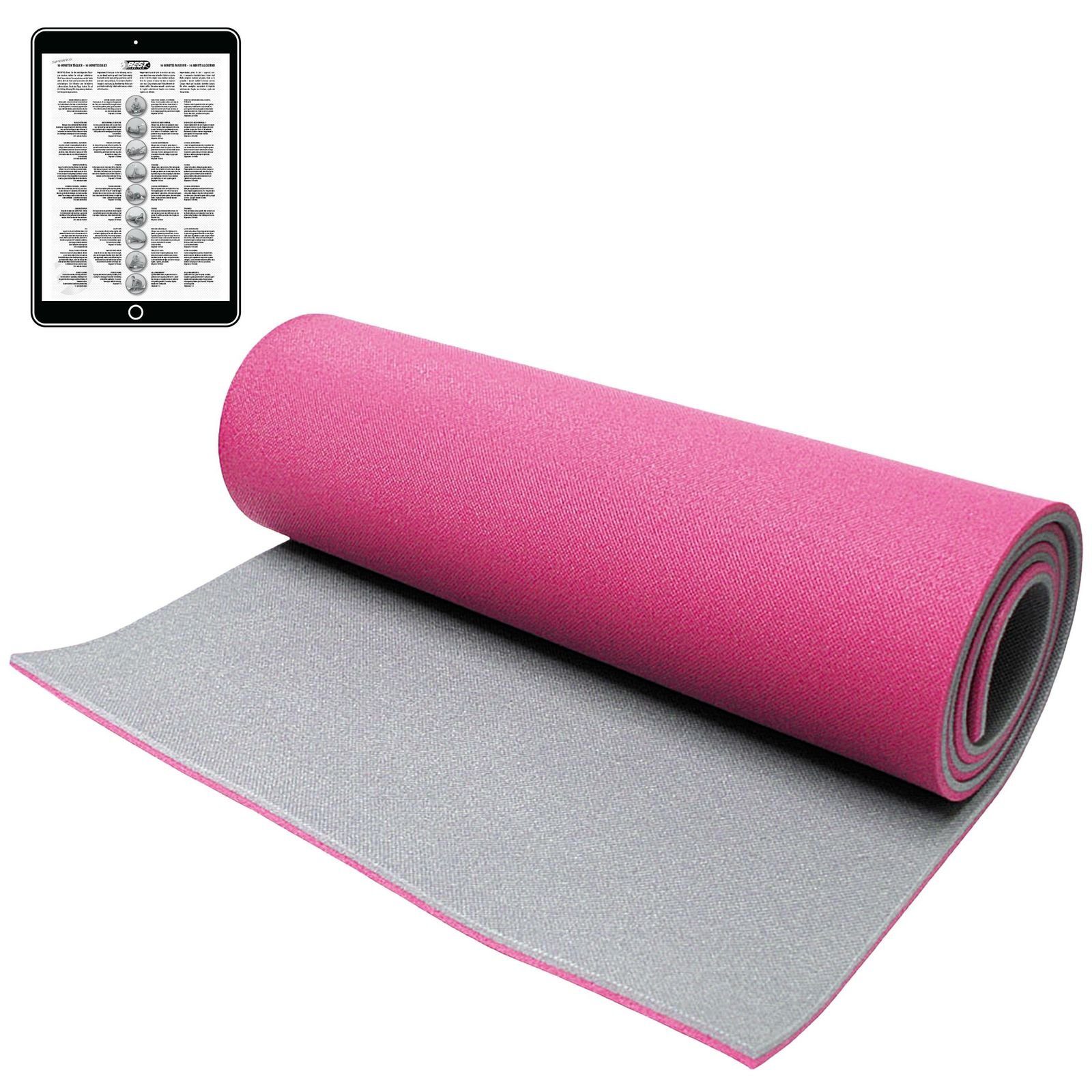 Mat und Ellbogen Gymnastikmatte, Sporting aus 60 weich 200 Matte ideal angenehm Hüften. von ist I x Yoga in dicke Durch Hochsprungmatte rutschfest cm schadstoffgeprüftem I Matte, Fitness 1,3 dicker PE, Knie, Matte das Yoga Yoga Material als 1,3cm I für Pilatesmatte Fitnessmatte sie oder Sportmatte gelenkschonend Best und x