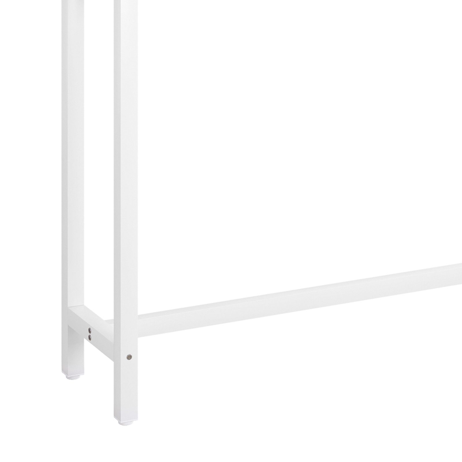 Woltu Bartisch, Bartisch aus Metall, Tischplatte aus MDF, 100x40cm