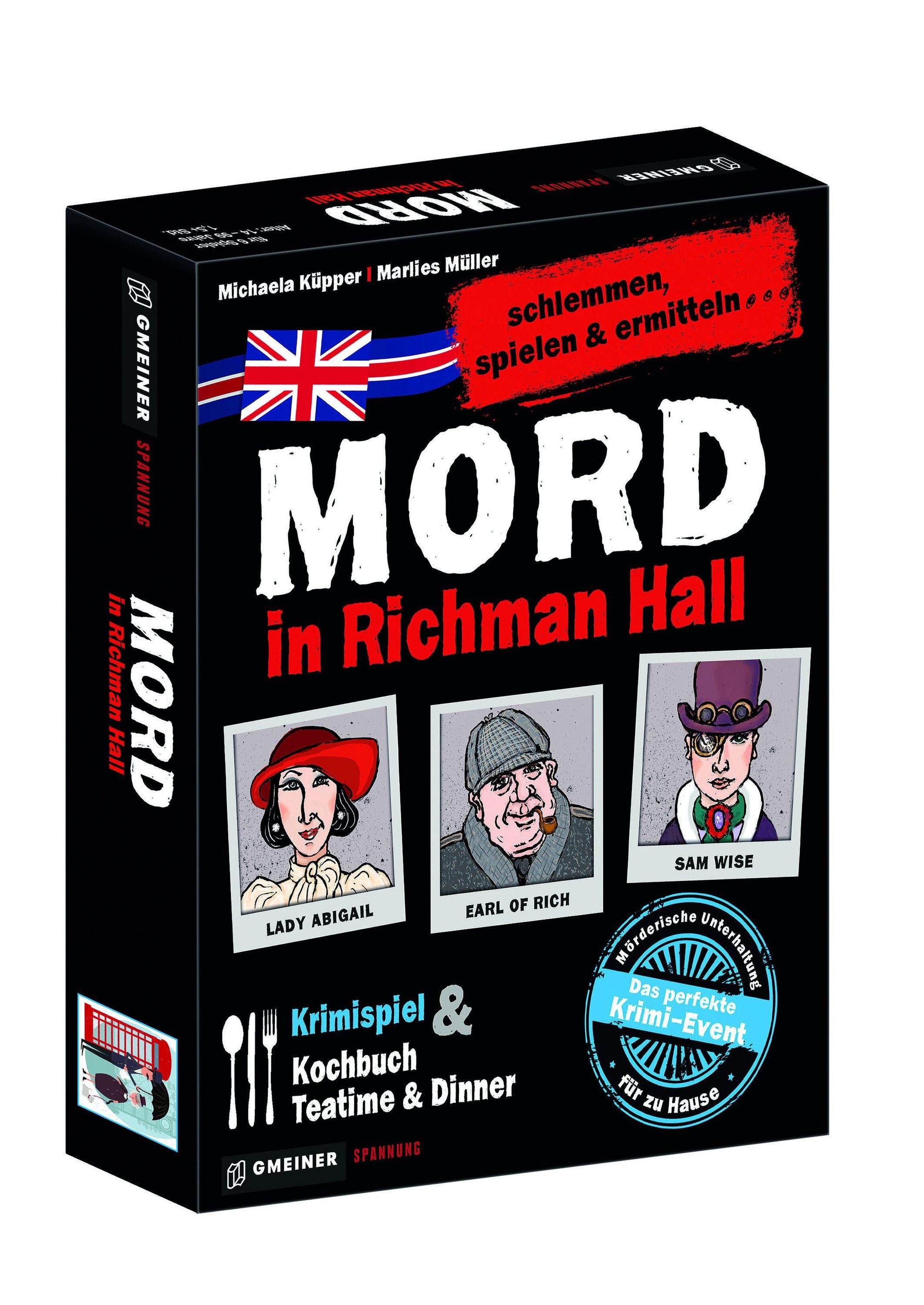 Hutter Trade Selection Spiel Mord in Richman Hall / 90 Minuten / 5 Personen