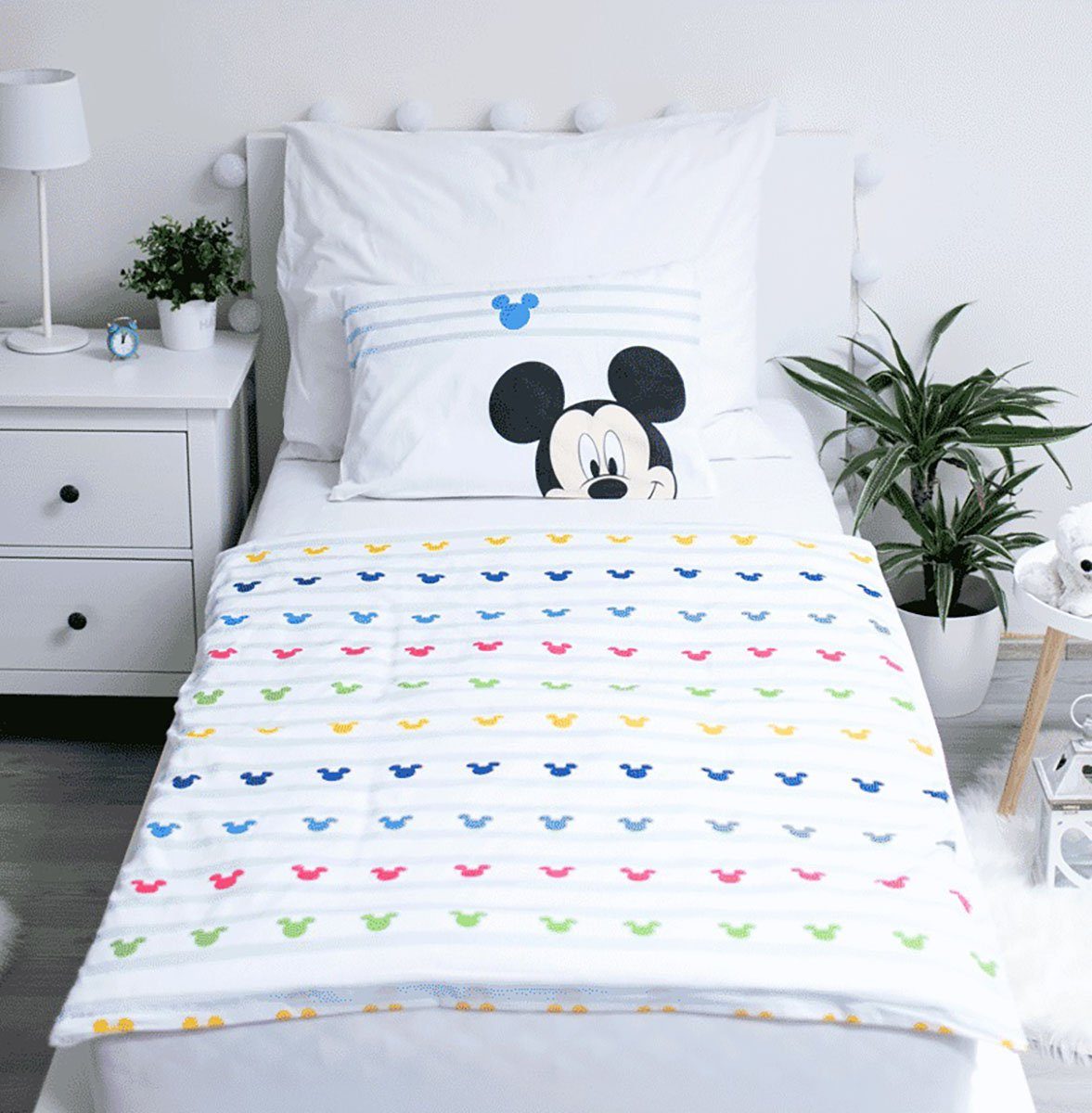 Jerry Fabrics Kinderbettwäsche Micky Mouse, Renforcé, günstig online kaufen
