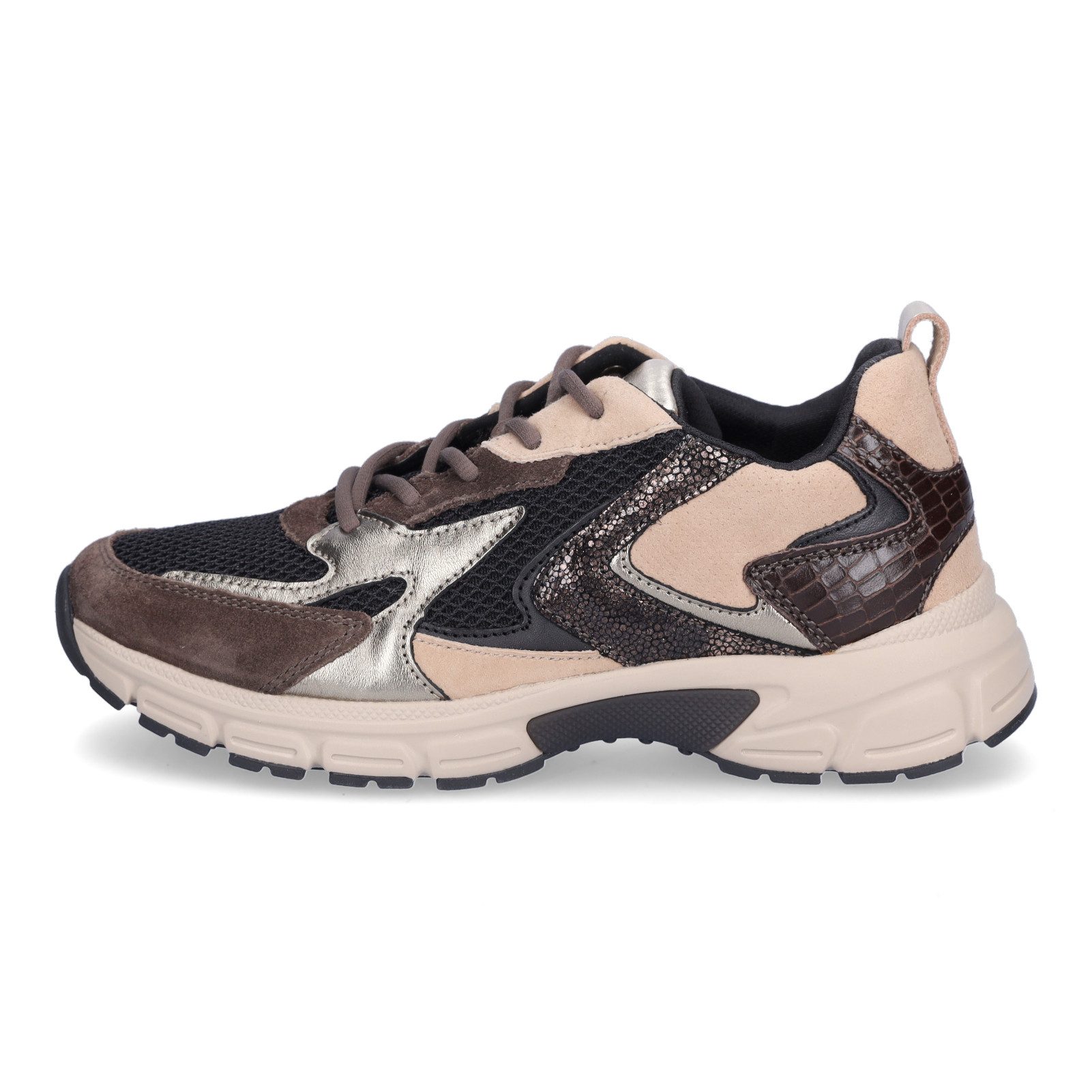 Gabor Gabor Damen Sneaker schwarz beige Sneaker