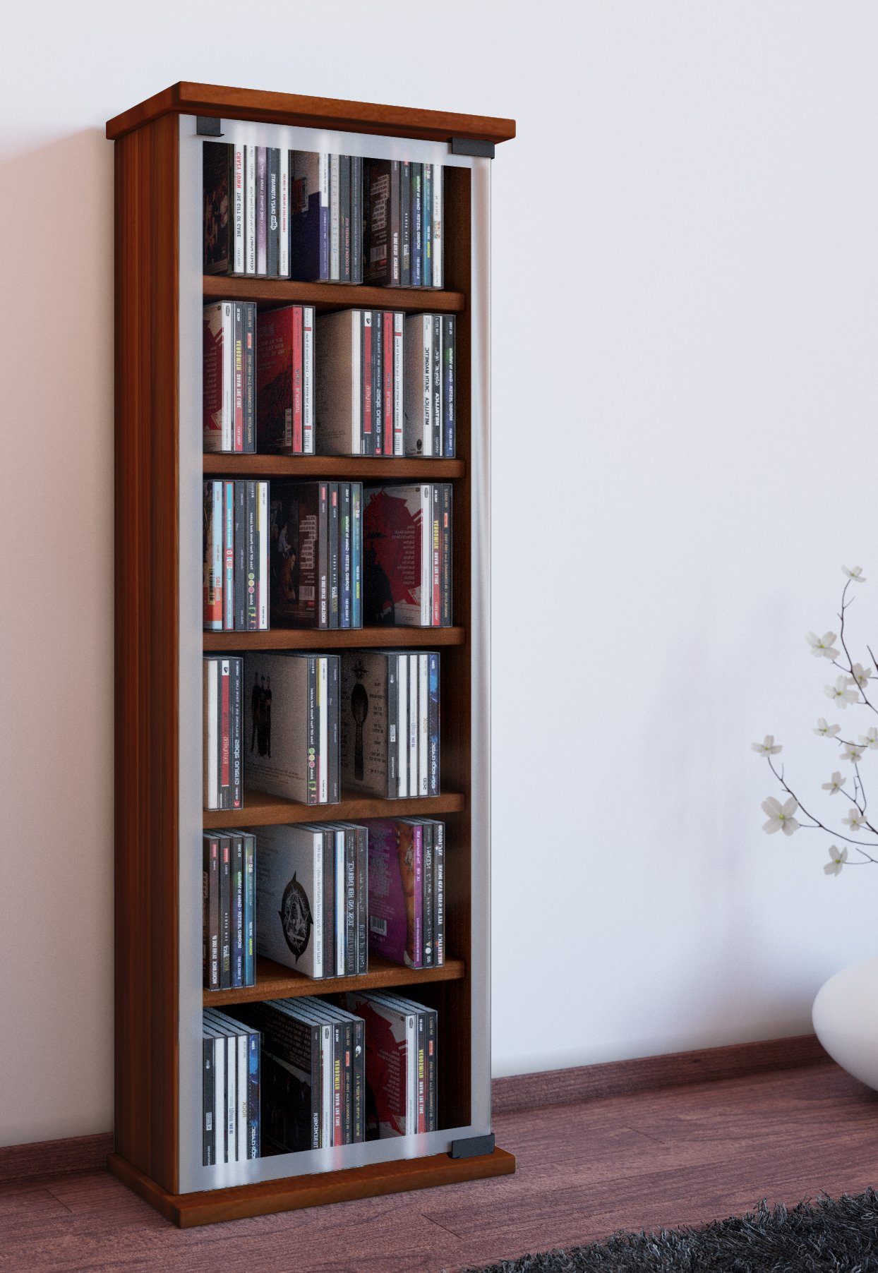 VCM CD-Regal Holz CD DVD Stand günstig online kaufen
