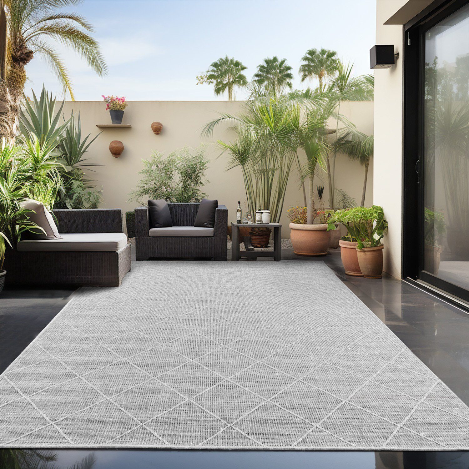 Ayyildiz Teppiche Outdoorteppich ZAGORA 4512, rechteckig, günstig online kaufen