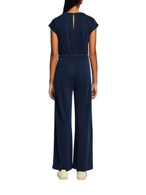 Esprit Overall Ärmelloser Jumpsuit mit Faltennaht