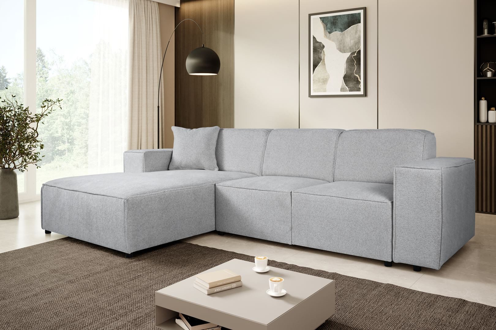 Beautysofa Ecksofa PEDRO, Breite: 267cm, viele günstig online kaufen