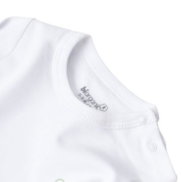 biorganic Langarmbody Basic Nature für Jungen und Mädchen, Unisex, Baby Body (1-tlg) Langarm, 100% Bio-Baumwolle, GOTS-zert., mit praktischen Druckknöpfen