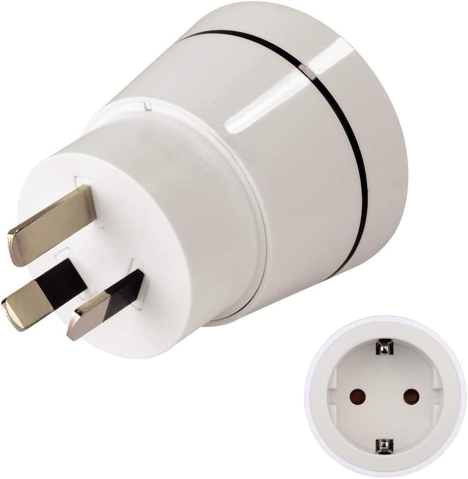 Hama Steckdose Hama® Reisestecker Adapter DE EU auf China Australien USA Steckdose
