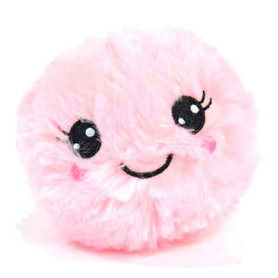 Kögler Kuscheltier BomBom Flauschball Mina rosa Plüschball Antistress 12 cm