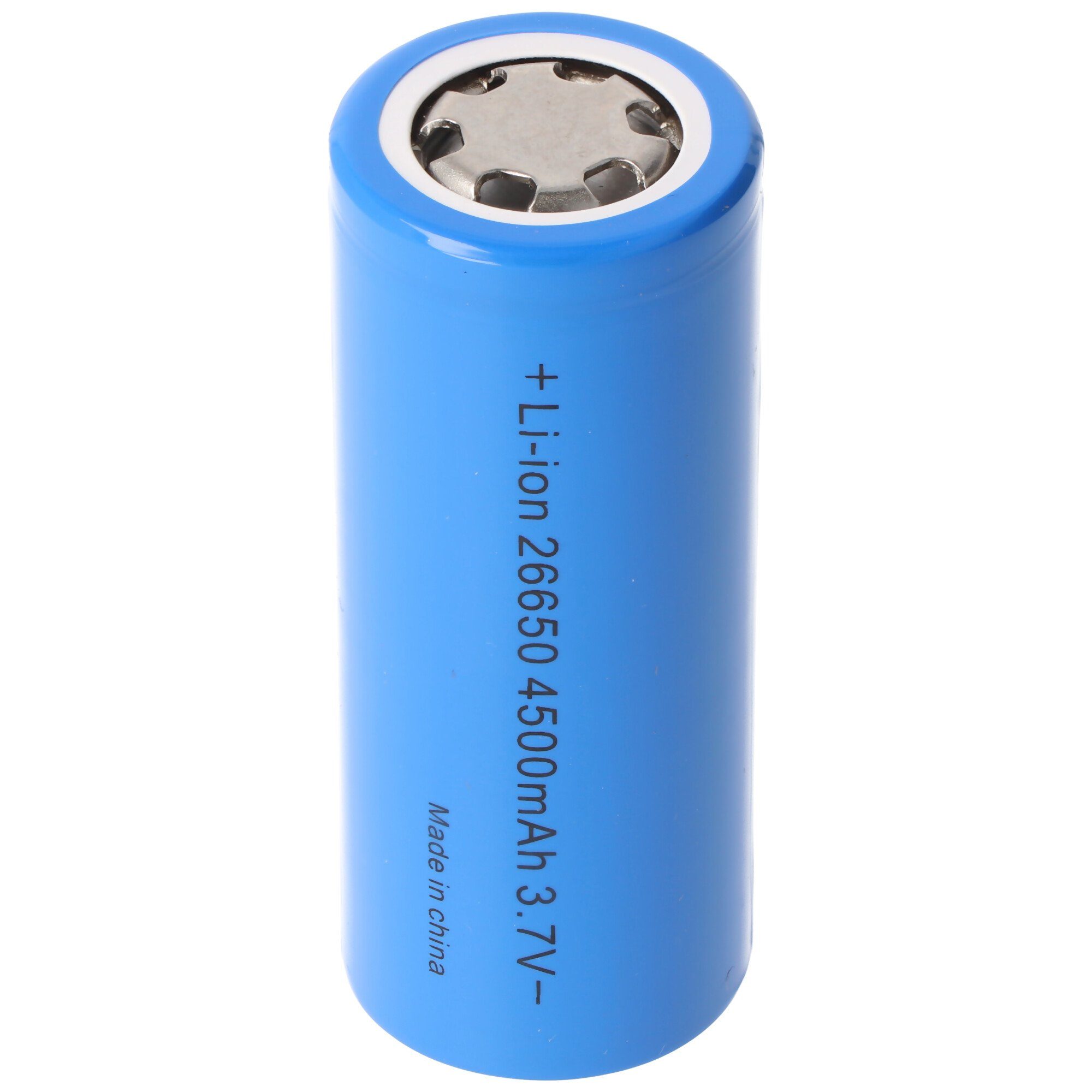 AccuCell 4500mAh Li-ion Akku 26650A 3,6V, 3,7V, max. 15A Entladestrom, 26,5x6 Akku