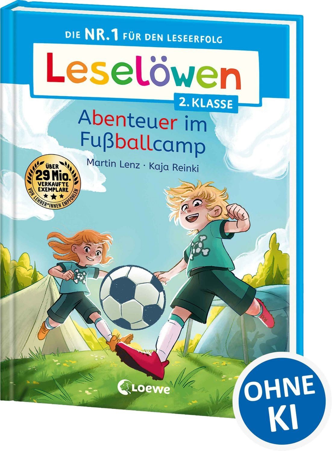 Leselöwen 2. Klasse - Abenteuer im Fußballcamp / Martin Lenz