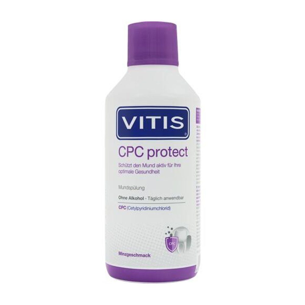 DENTAID GmbH Mundspülung, VITIS CPC protect Mundspülung, 500 ml