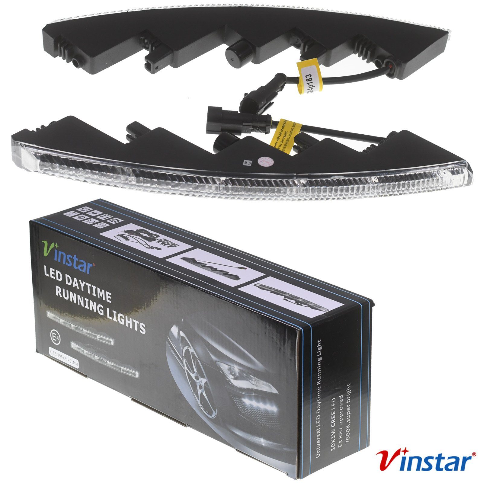 Vinstar KFZ-Ersatzleuchte LED Universal Tagfahrlicht 12V R87 KFZ, AUTO LKW WOHNMOBIL CAMPER AUDI VW MERCEDES OPEL KIA