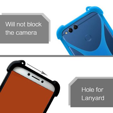 K-S-Trade Handyhülle für Fairphone 4, Handy-Hülle Schutz-Hülle Silikon Bumper TPU Softcase Smartphone