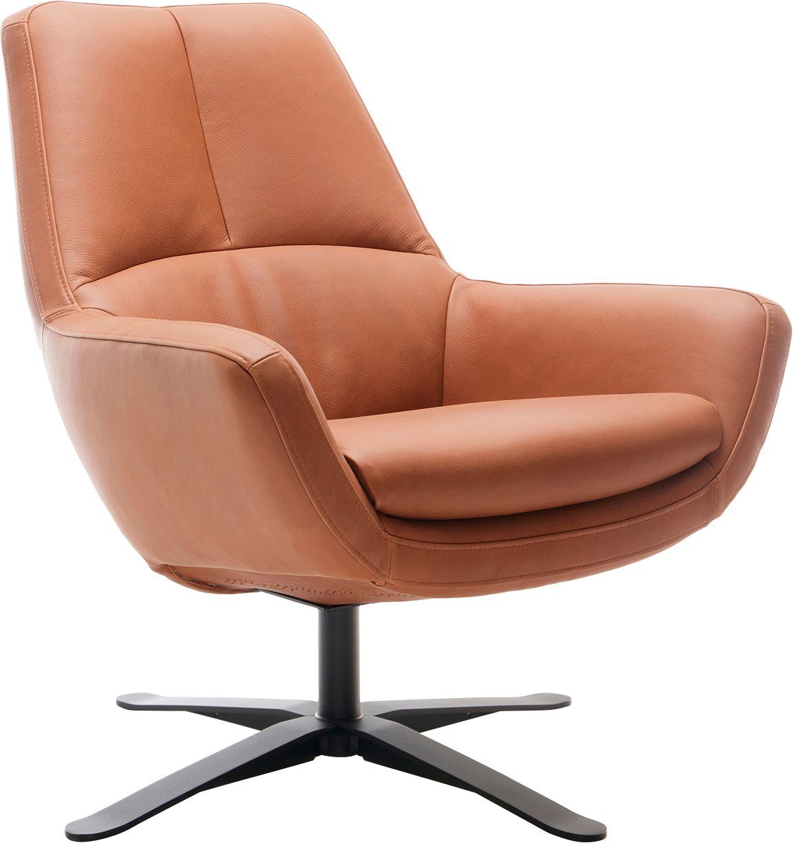 BETYPE Drehsessel Be Organic Standard Back, Loungesessel, in elegantem Design mit Drehfunktion