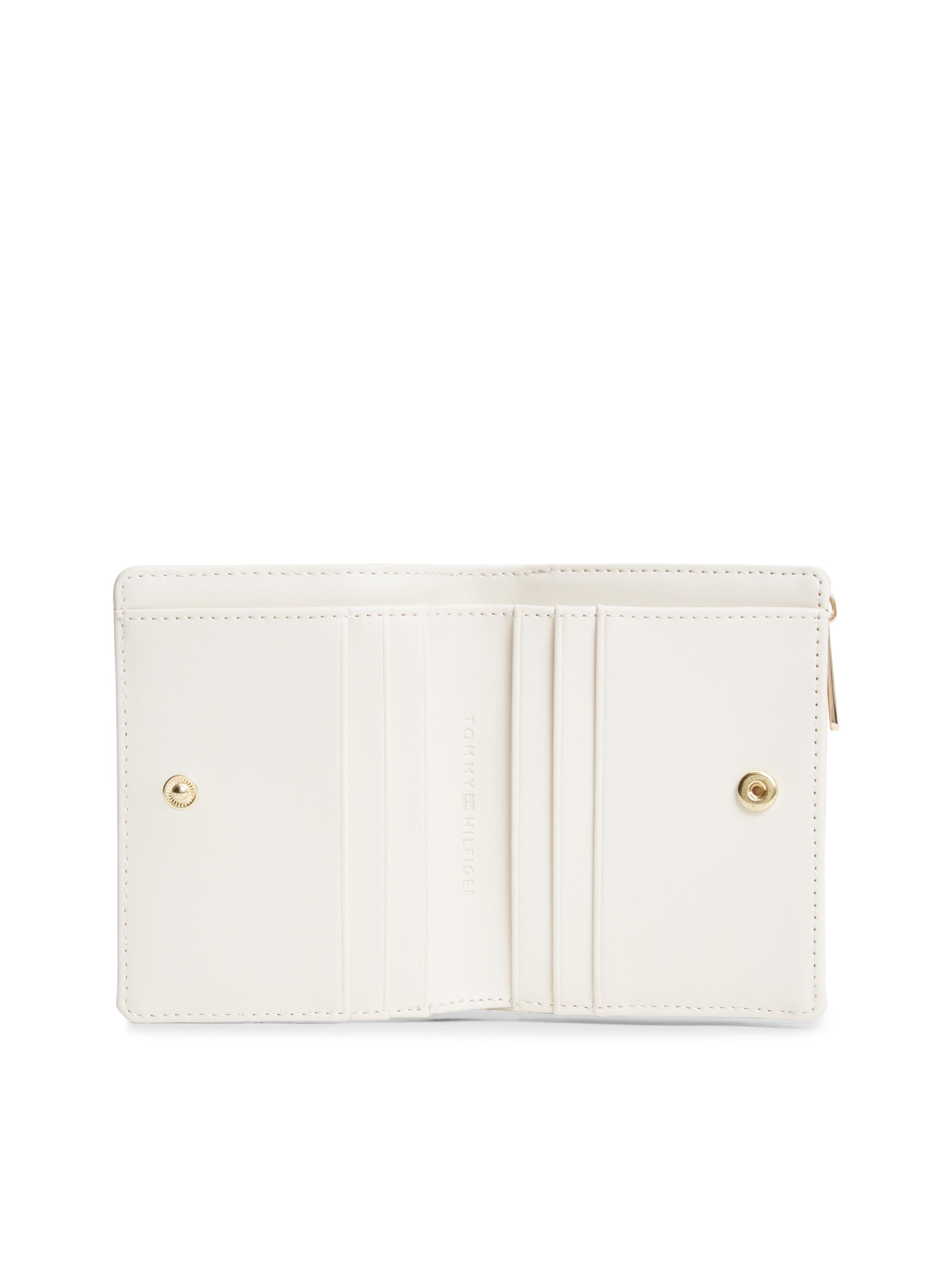 Tommy Hilfiger Geldbörse TH FEMININE BIFOLD, Damen Geldbeutel, Portemonnaie mit goldfarbenem TH-Logoelement – Bild 3 von 4