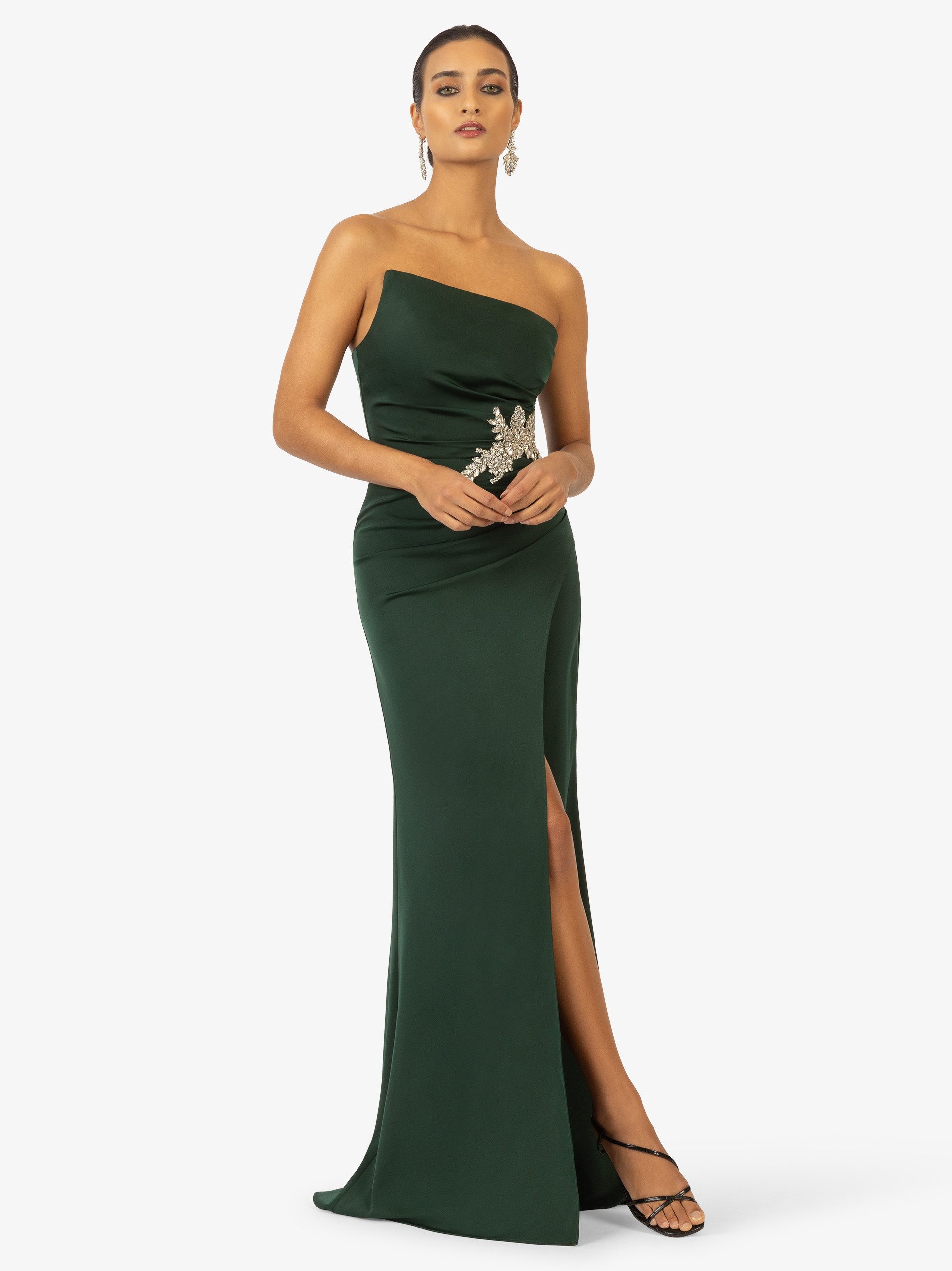 Kraimod Abendkleid mit Schnürrücken und Schlitz günstig online kaufen