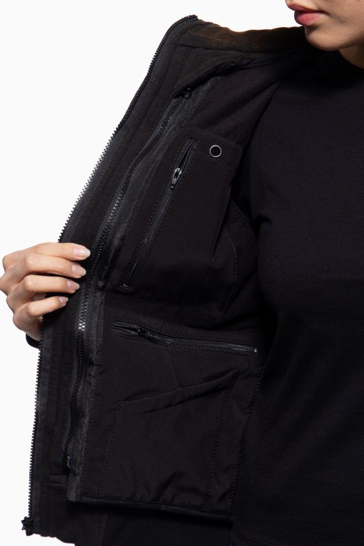 King Kerosin Motorradjacke Queen Kerosin Wild One Adventure Damen Jacke herausnehmbares Innenfutter
