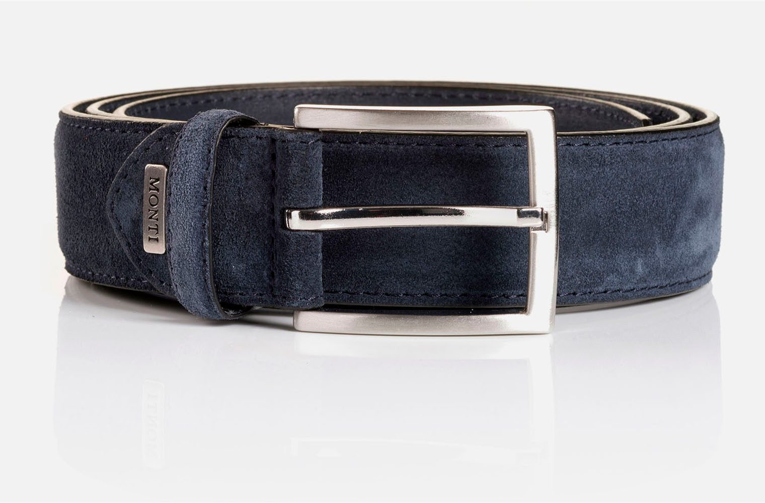 MONTI Ledergürtel 3,5 cm breit, Business-Casual, günstig online kaufen