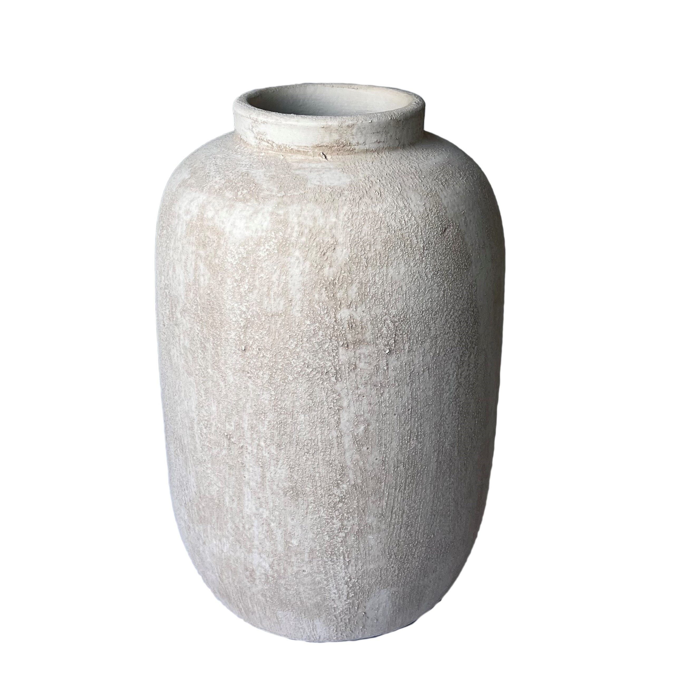 CreaFlor Home Bodenvase Grau, Durchmesser 24 günstig online kaufen