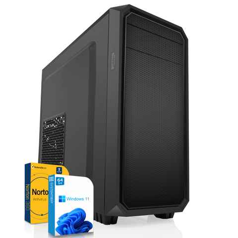 SYSTEMTREFF PC (AMD Ryzen 5 4650G, RX Vega 7, 16 GB RAM, 512 GB SSD, Luftkühlung, Windows 11, WLAN)