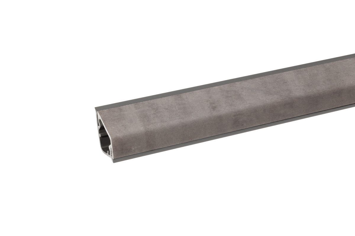 Kaindl Flooring Abschlussleiste Wandanschlußsystem 63,5 cm, 24 x 16 mm, Beton Art, Eiche