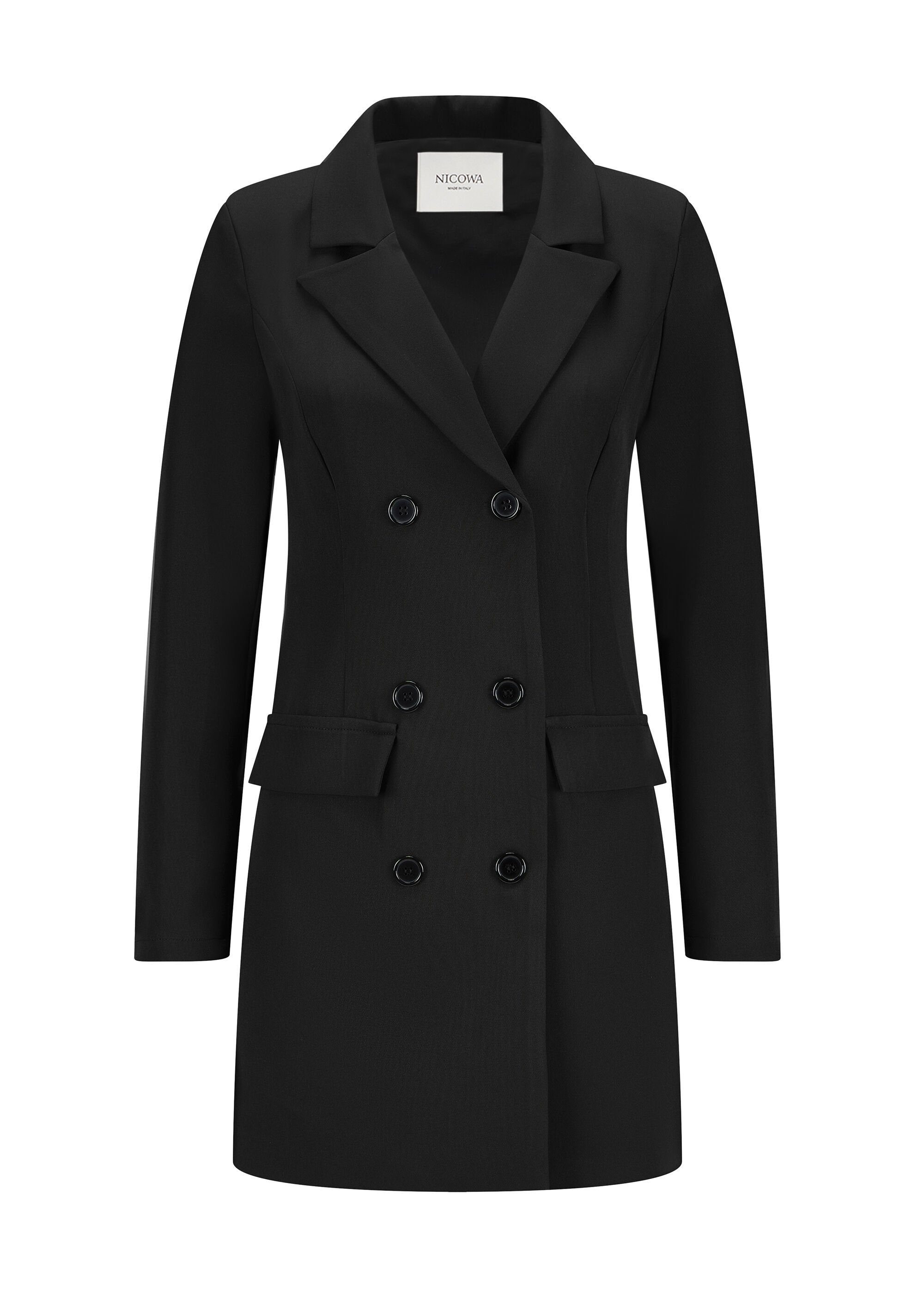 Nicowa A-Linien-Kleid MONIWA (1-tlg) mit leichten Schulterpolster