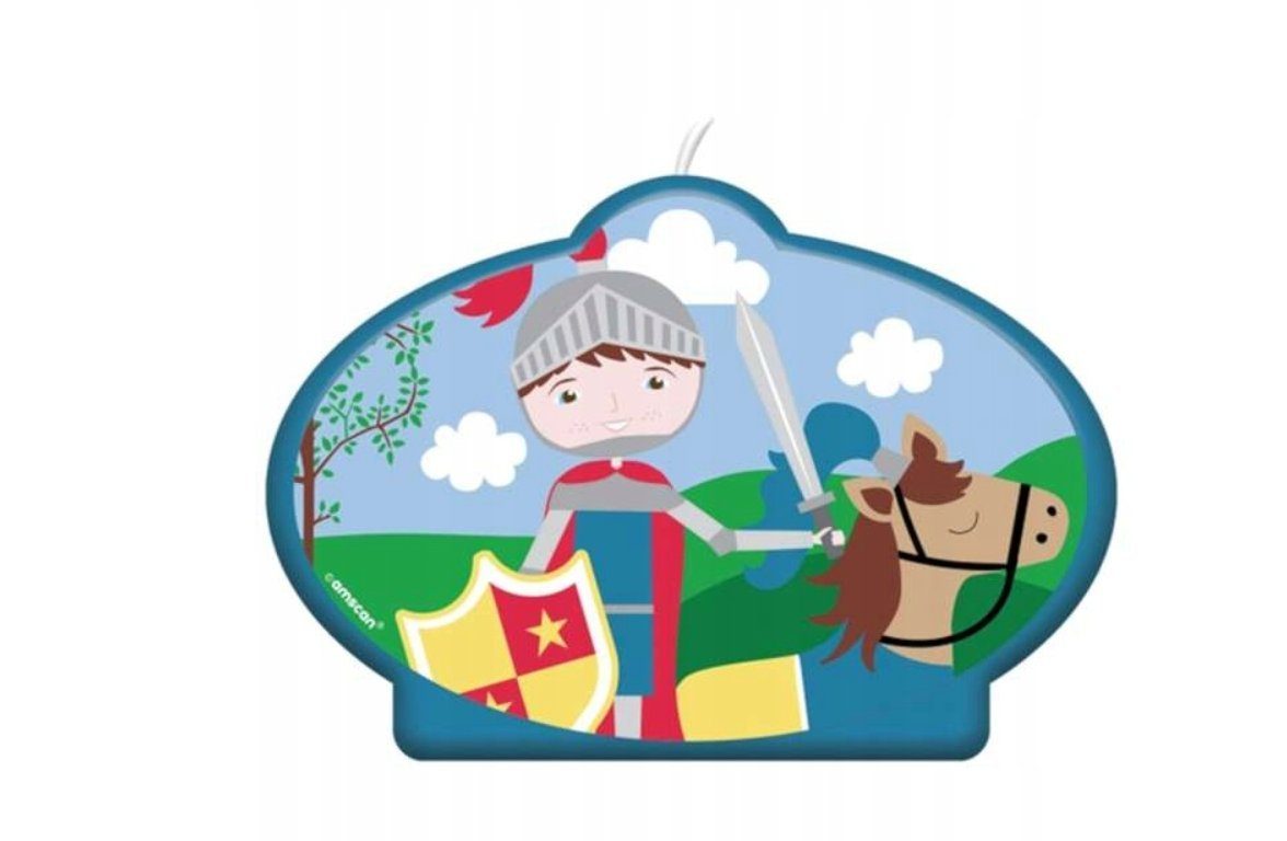 Festivalartikel Geburtstagskerze Pixie-Kerzen DER MÄRCHENRITTER Свічки Geburtstag Geburtstagskerze (1-tlg)