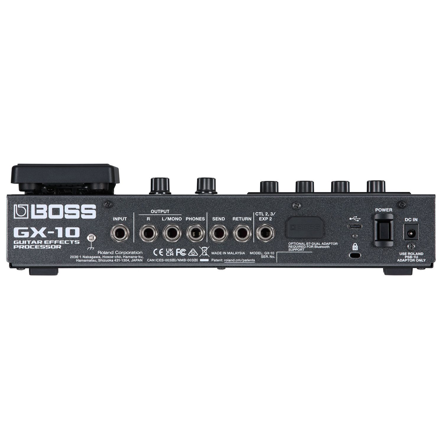 Boss by Roland E-Gitarre Boss Effektgerät GX-10 Effektprozessor für Gitarre, Effektgerät, Gitarre, Bass, Effektgerät